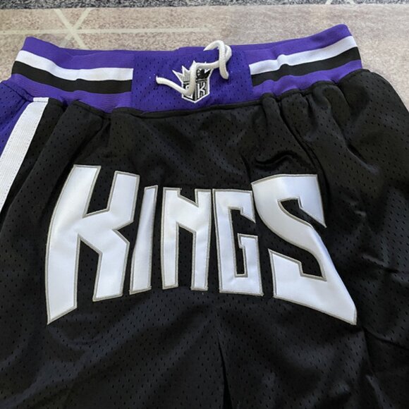 Sacramento Kings Black Basketball Shorts - Picture 5 of 6